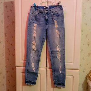 Kancan distressed jeans